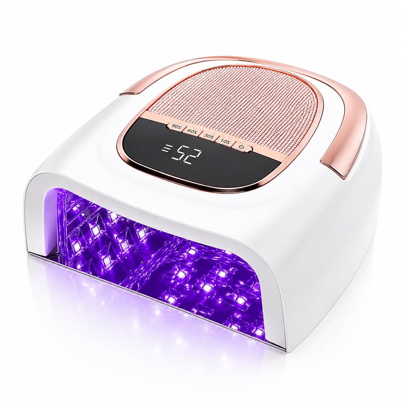 Cordless UV Nail Lamp for Gel Nails, 96W Rechargeable Nail Dryer with Long-Lasting 15600mAh Battery, Fast Curing, Smart Sensor & Sturdy Metal Base for Salon, Home & Travel