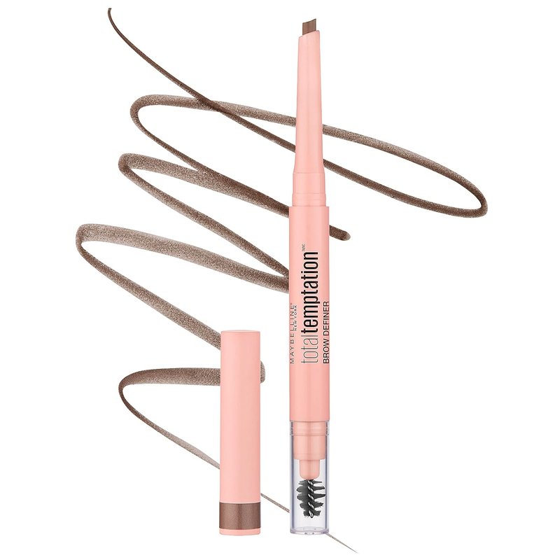 Maybelline Eyebrow Definer Pencil - Total Temptation | Blonde & Soft Brown, 2 Count Bundle