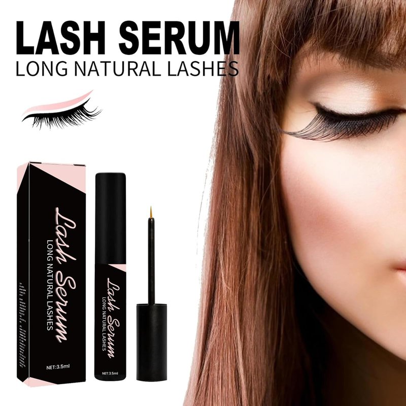 Natural Eyelash Serum | Vegan Lash Booster for Longer, Fuller & Thicker Lashes | Gentle Eye Serum for Healthy Lash Growth, Perfect Beauty Gift