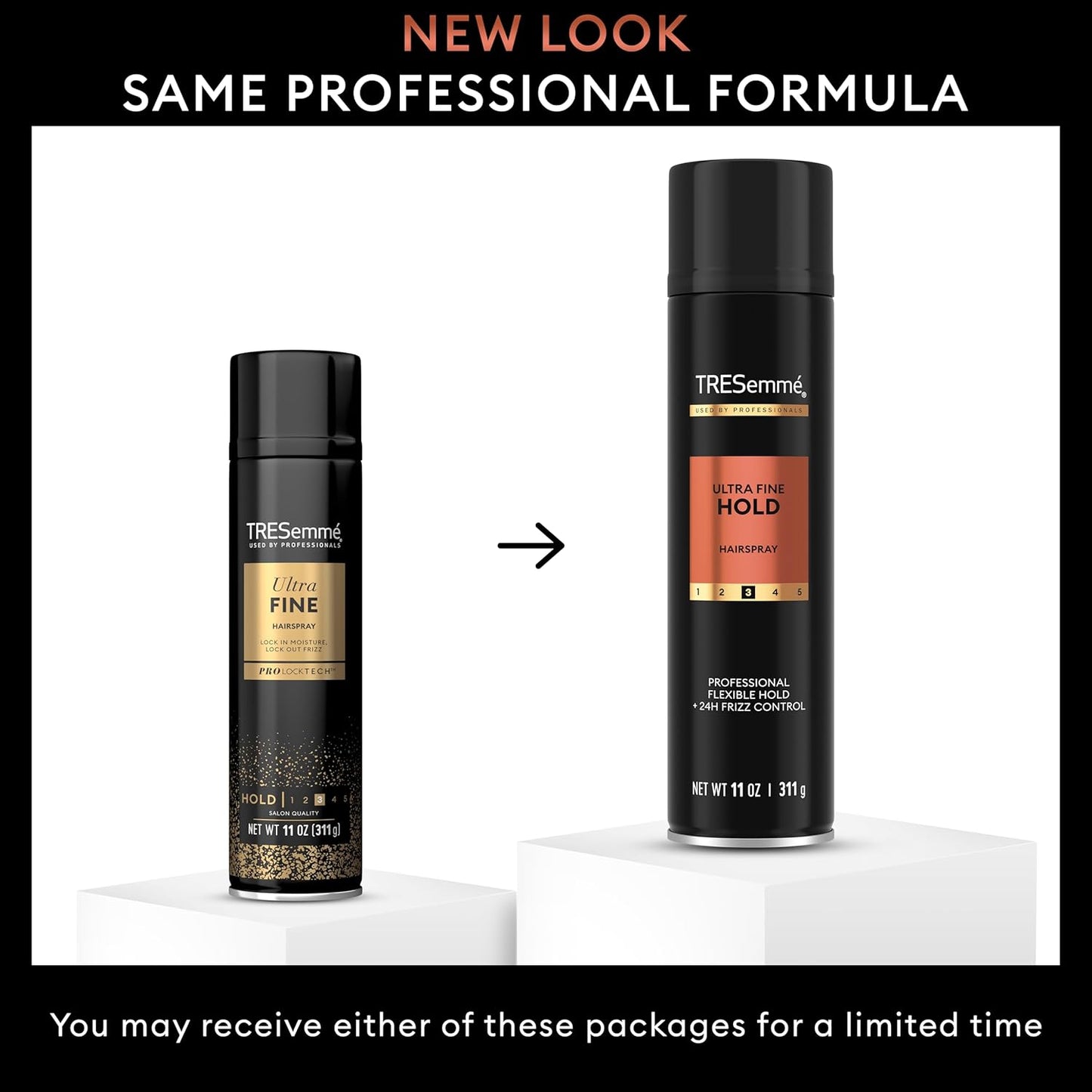 TRESemmé Ultra Fine Mist Hairspray - Flexible Hold with Pro Lock Technology | 11 oz Pack of 6