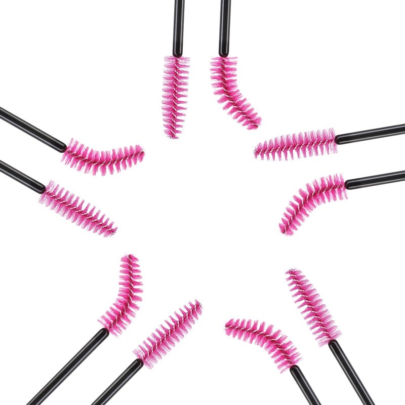 200 Pcs Disposable Mascara Wands Eyelash Brush Spoolies for Eye Lash Extension, Eyebrow and Makeup
