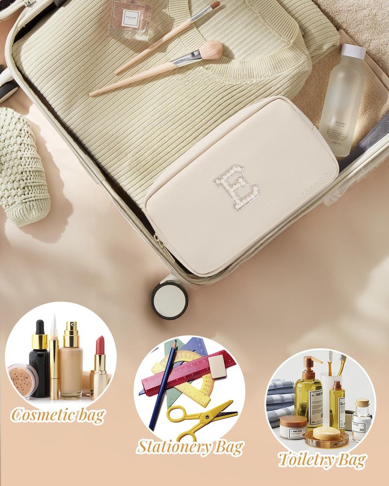 Personalized Bridal Travel Cosmetic Bag - Ideal Bachelorette Party Gift | Stylish Toiletry Organizer for Women