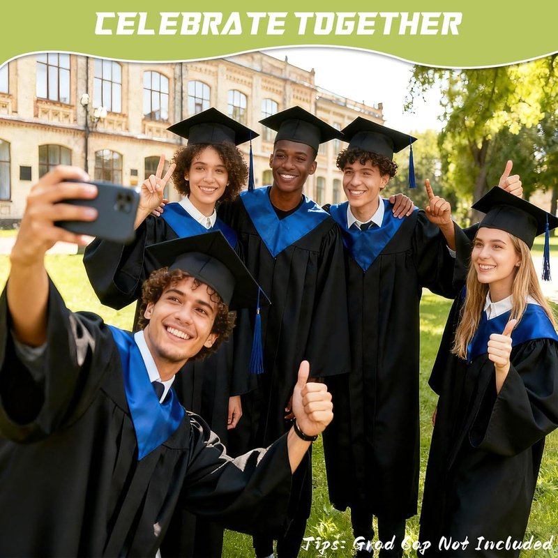 Grad Cap Headband by 2026 | Anti-Fall Hair Band for Graduates - Perfect Hat Accessory