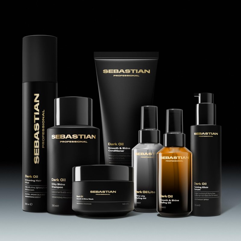 Sebastian Professional Dark Oil Lite Ultra Light Styling Oil | 3.3 fl oz