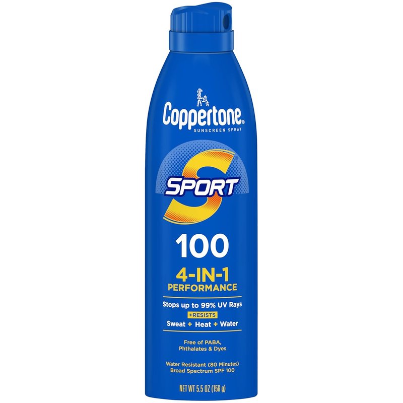 Coppertone SPORT Sunscreen Spray - Broad Spectrum SPF 15 for Active Protection | 5.5 Ounce