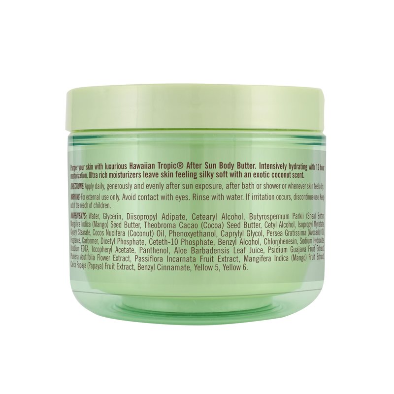 Hawaiian Tropic After Sun Body Butter with Coconut Oil, 8 oz, After Sun Lotion, After Sun Moisturizer, Coconut Body Butter, After Sun Care, After Sun Skin Care, 8 oz