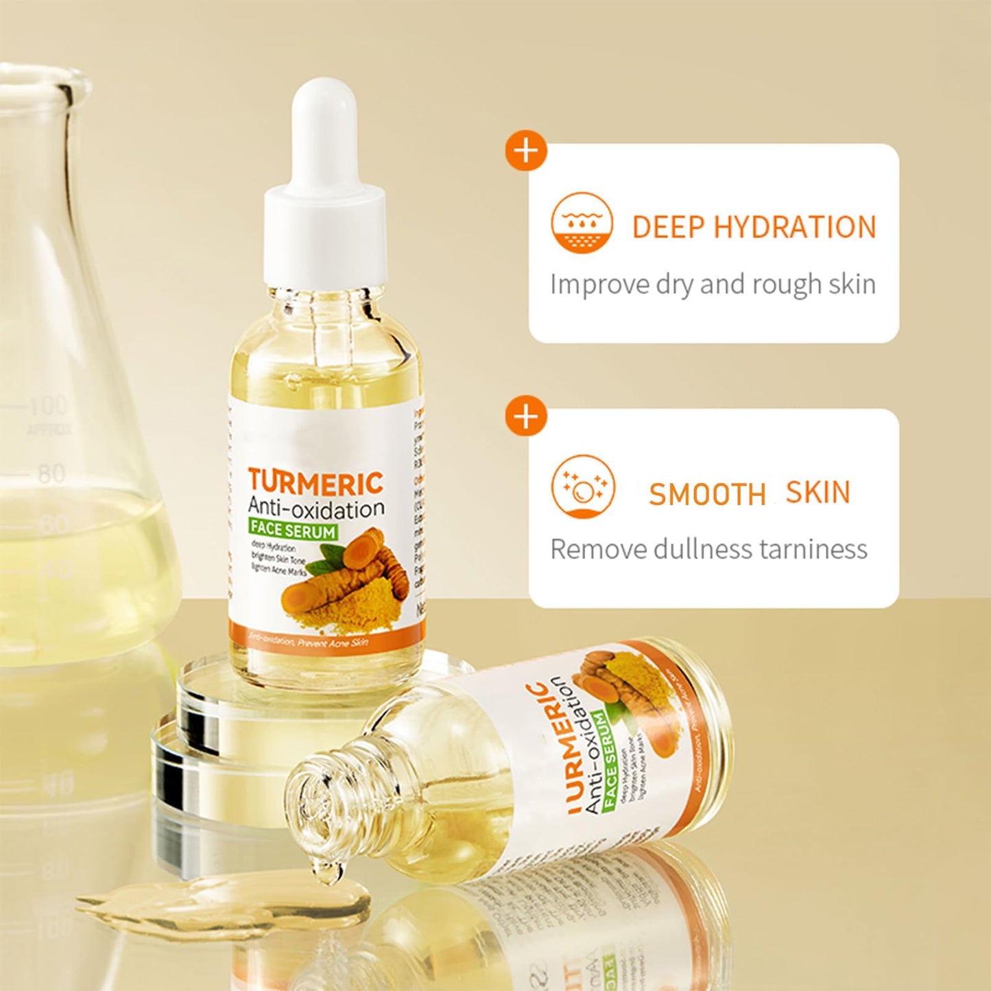 Turmeric Skin Care Set, 11 Pcs Turmeric Skin Care Kit, Skincare Set with Turmeric Face Wash, Turmeric Soap, Toner, Face Serum & Face Cream, Eye Cream, Mask, Facial Kits for Women Mens