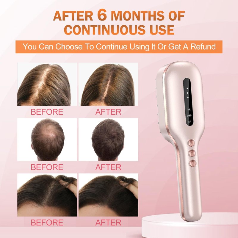 Laser Therapy Hair Growth Comb,Model: Lasercomb-001 FDA Cleared laser comb for hair growth,promote hair growth in women and men