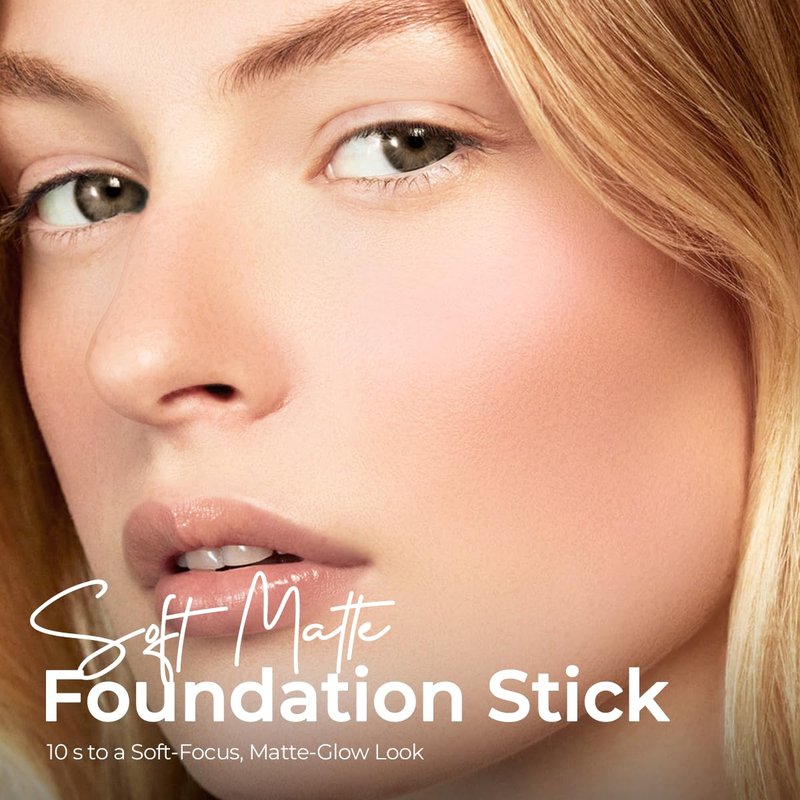 SACE LADY Foundation Stick - Medium to Full Coverage Makeup with SPF 30 | Soft Matte Finish, 0.4 Oz