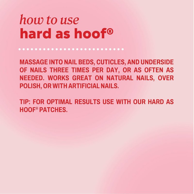 Onyx Professional Hard As Hoof Nail Strengthening Cream - Island Coconut Scent, 1 oz | Strengthens & Conditions Nails