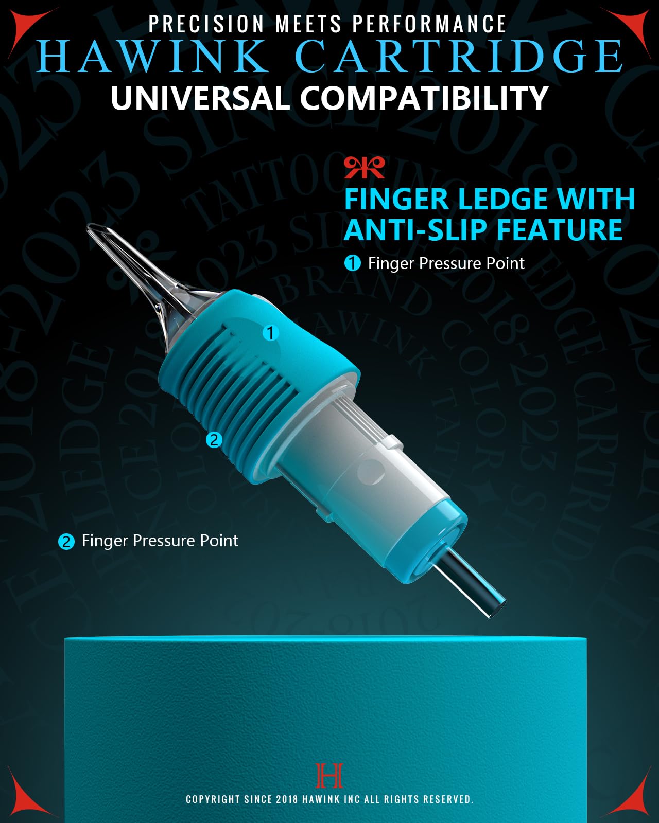 60 Assorted Tattoo Needles Cartridge Mixed Size #10 Bugpin Round Shader 5RS 7RS 9RS and Size #12 Standard Round Shader 5RS 7RS 9RS 11RS 14RS Disposable Membrane EN05S-BFG-60KIT-S