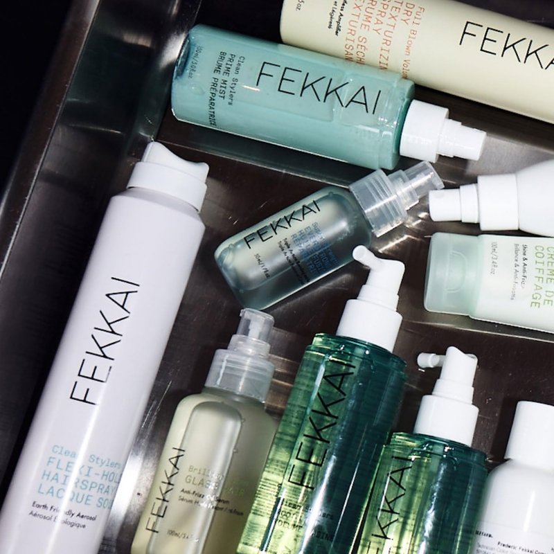 FEKKAI Clean Stylers Straight Balm - 5 oz - Lasting Frizz Control & Heat Protection for Sleek Hair - Reduces Blowout Time - Vegan, Cruelty-Free