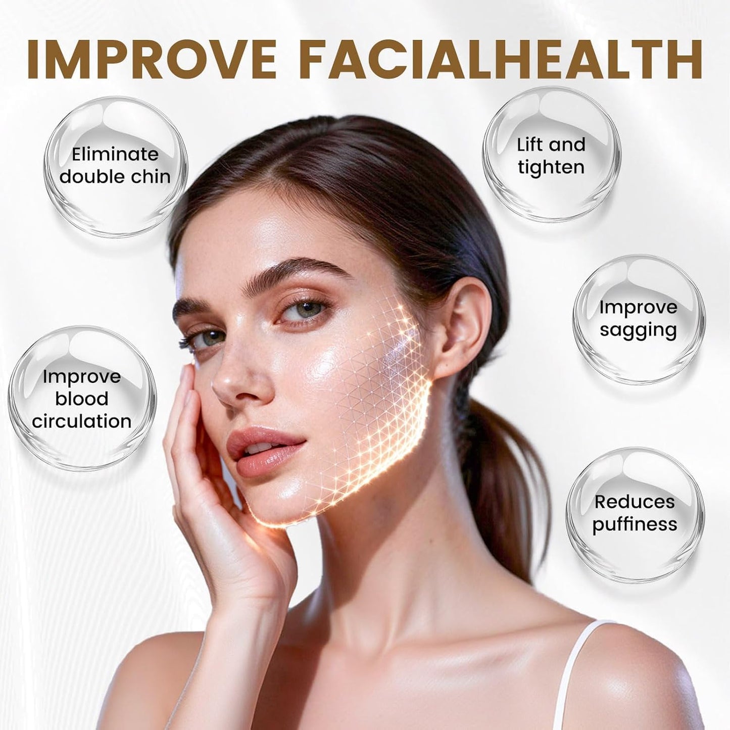 JBSZTH 2-Pack Lymphatic Contour Face Brush, Lymphatic Drainage & Contour Face Massage Brush Set for Gua Sha, Puffiness Reduction, Glowing Skin, Gentle Daily Facial and Body Massage Tool