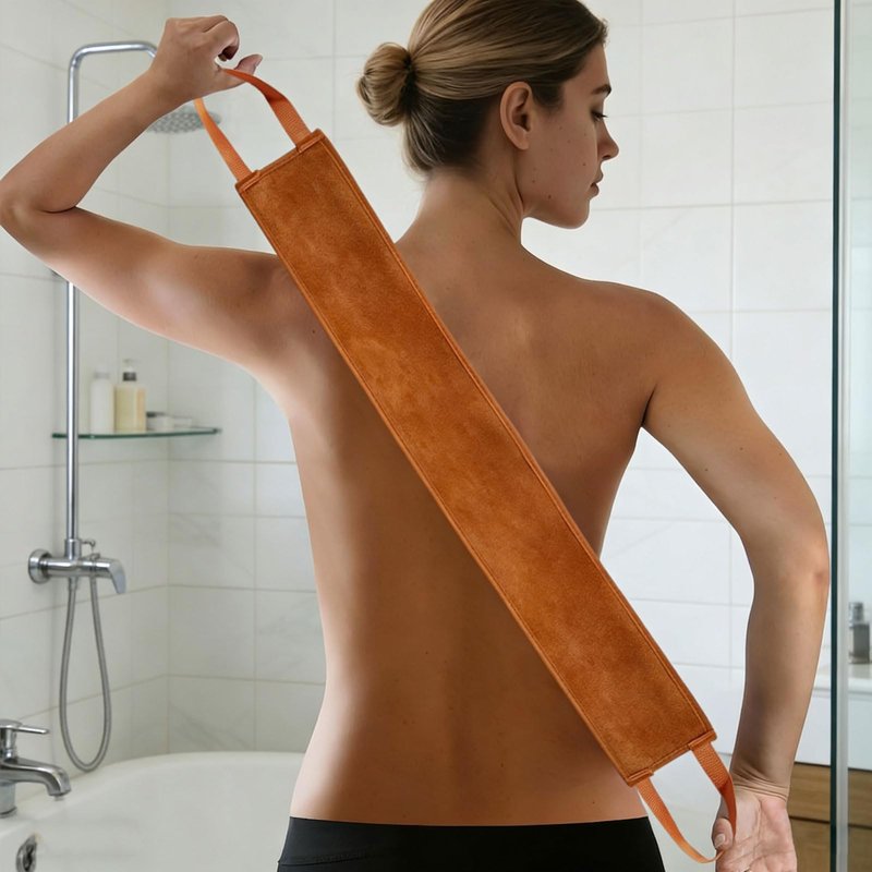 FUNAN Self Tanning Applicator Kit with Tanning Glove for Self Tan Mitt, Back Lotion Applicator, Mini Mitt and Ultra Soft Self Tanner Brush Bamboo Kabuki Brush, Brown