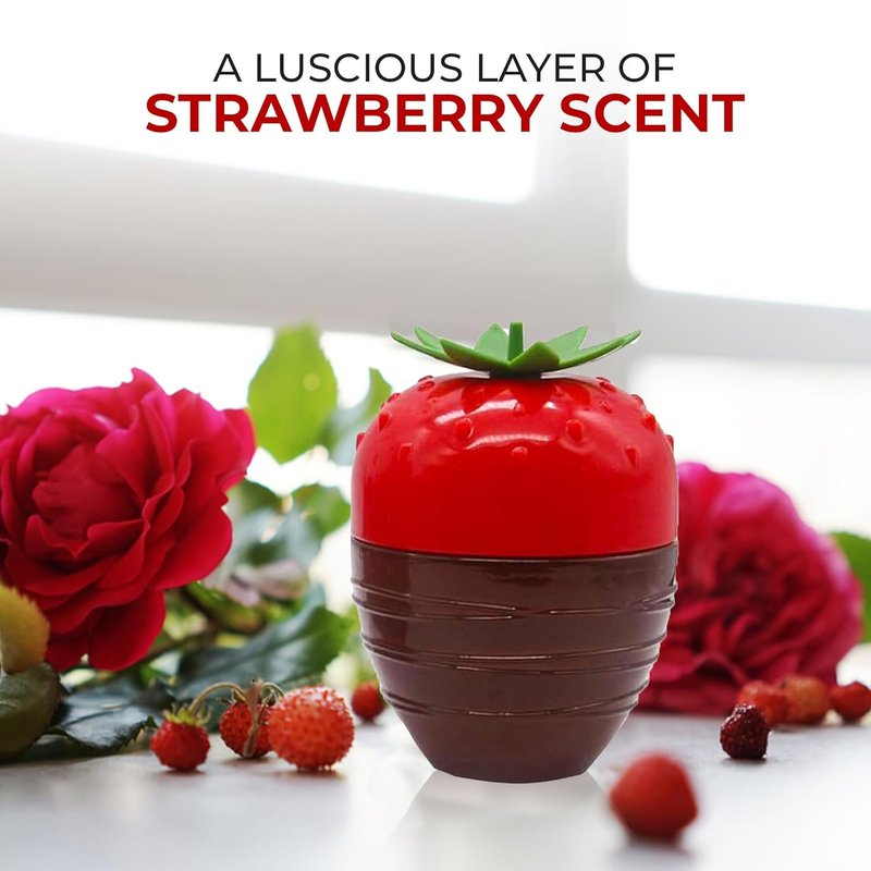 Choco Musk & Strawberry Perfume Set for Women - 2PCS Eau De Parfum Spray with Woody, Cacao, Cinnamon, Amber Notes