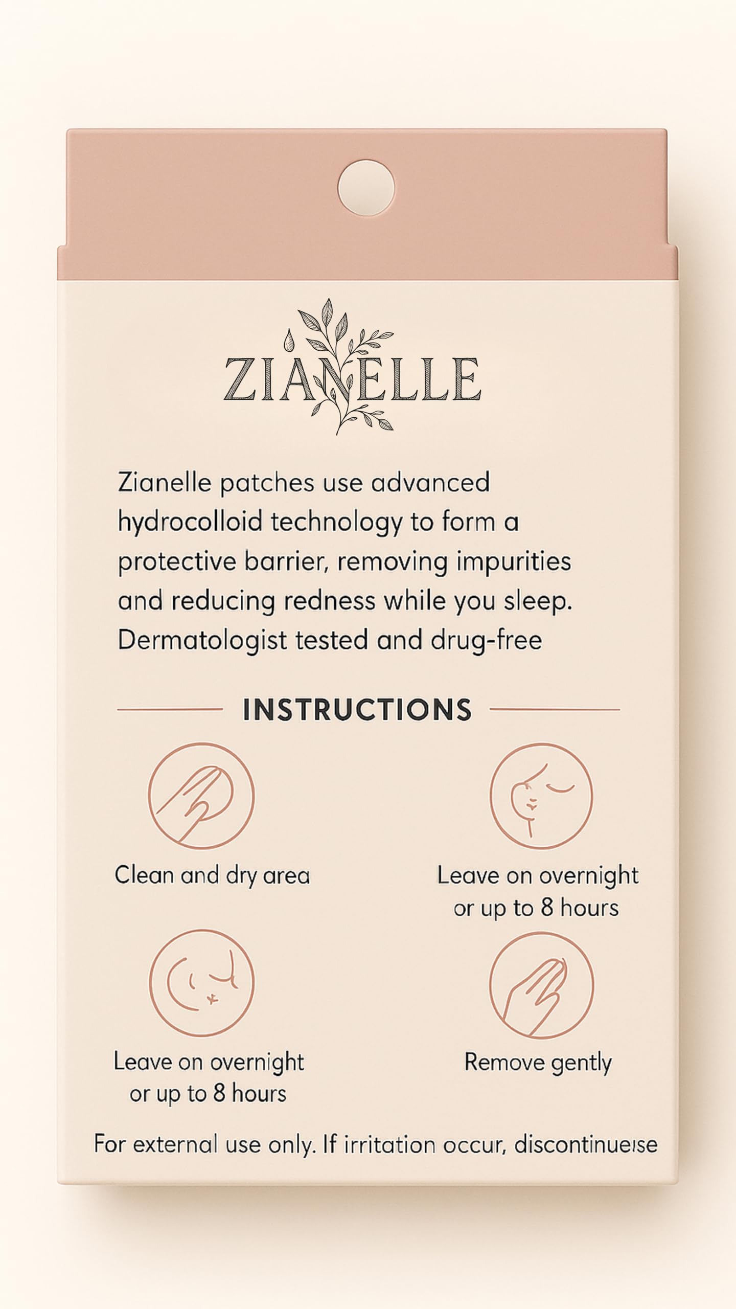 ZIANELLE Original patch – The #1 Hydrocolloid Acne Pimple Patch for Shrinking Zits and Whiteheads in 1 use; Nighttime Spot Stickers for Face and Skin (72 Count)