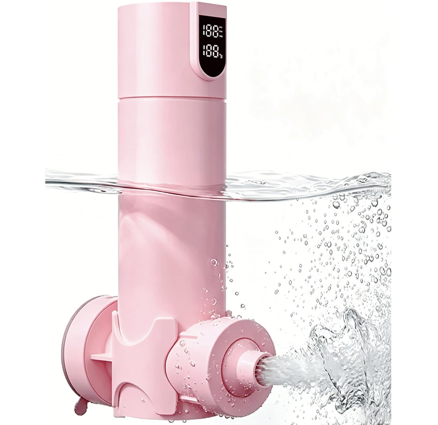 Bath Jets for Tub – Portable Cordless Bath Jet Spa for Bathtub with Vacuum-Lock Suction, Dual Jet & Bubble Mode, 360° Adjustable Water Flow