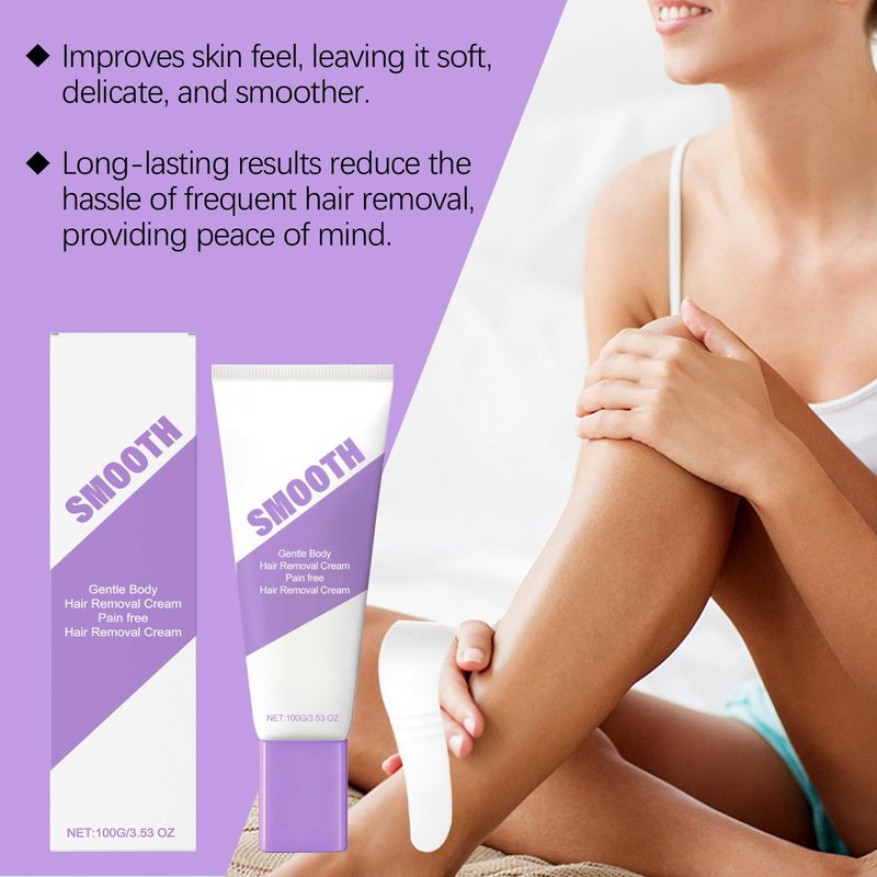 2PC phofaysmooth Hair Removal Cream for Sensitive Skin Women and Men –Fast-Acting,Dermatologist-Recommended with Aloe & Hyaluronic Acid for Arms,Legs,Chest,Pubic Area,Stomach,Bikini Line