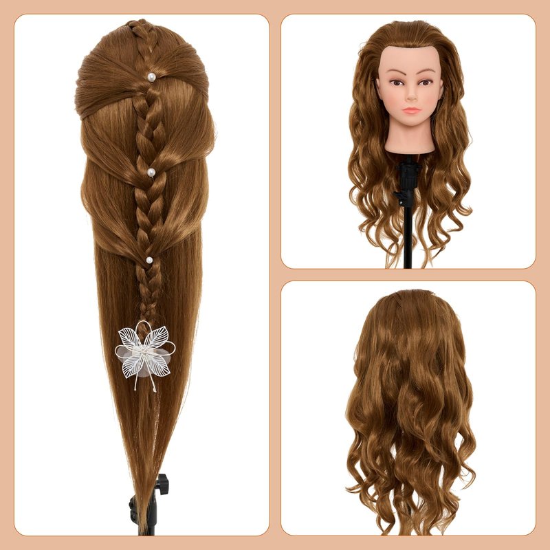 Mannequin Head Human Hair-05