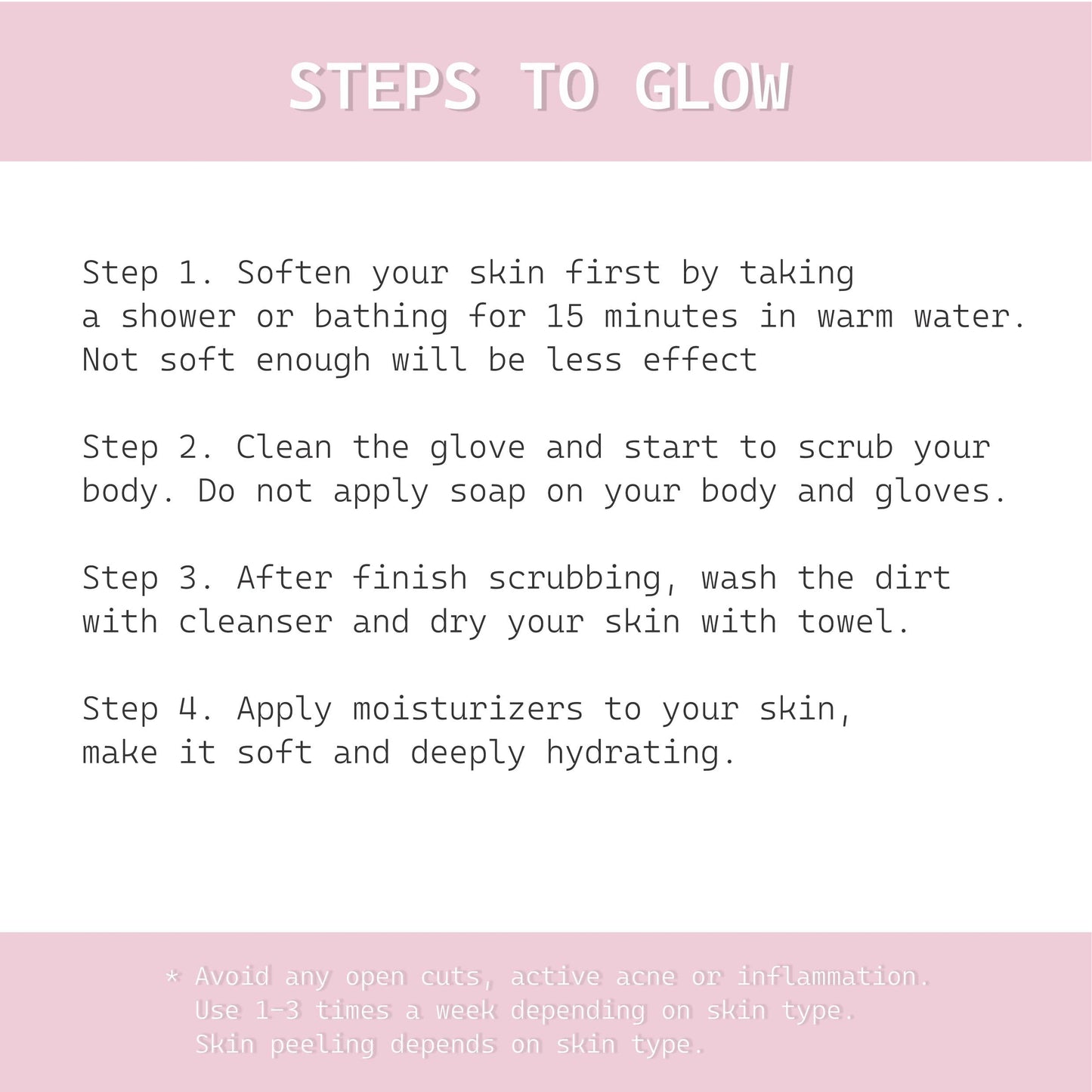 Exfoliating Bath Glove (1-Pack) - Turkish Hammam & Moroccan Body Scrub Mitt - Deep Skin Exfoliator for Glow & Softness - Premium Viscose Kessa Mitt for Shower, Spa, Sauna & Detox