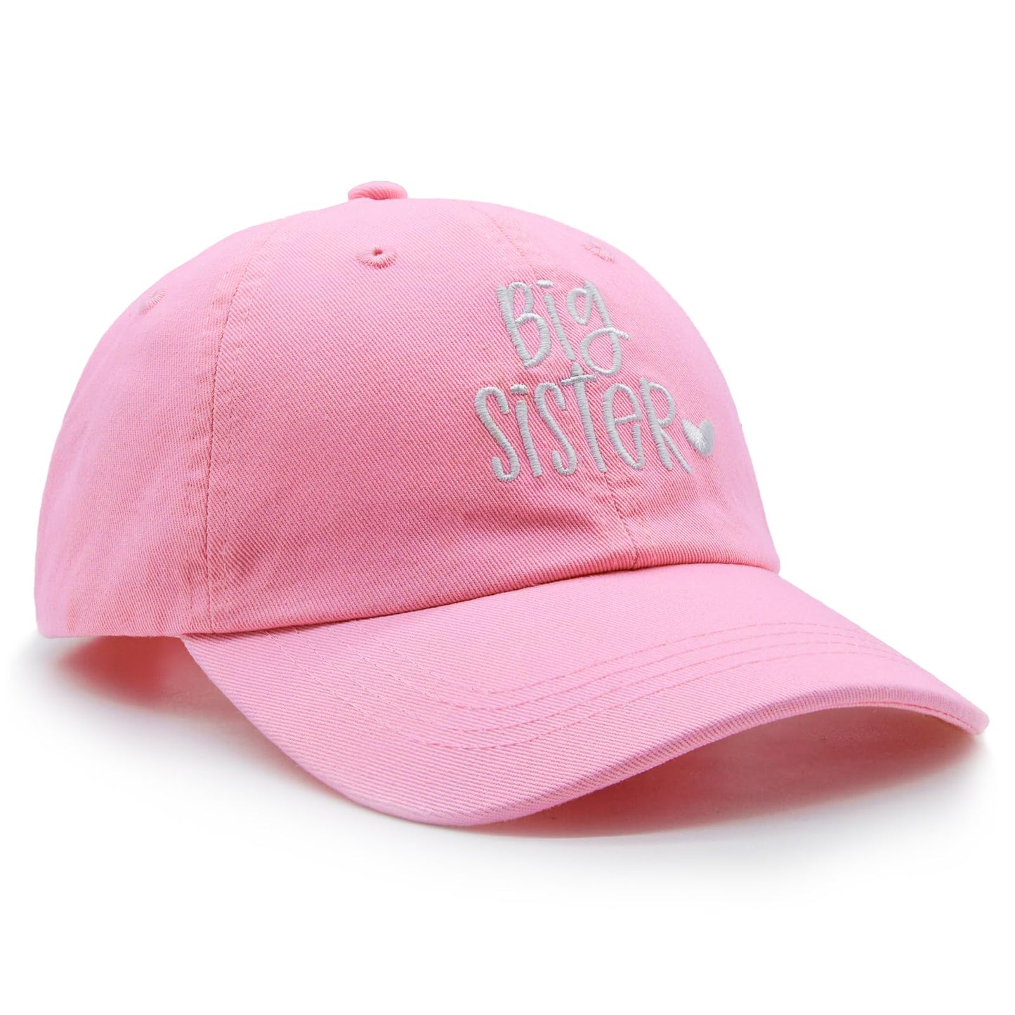 HAFOUXIGM Gift for New Sis Age 2-6, Big Sister Hat for Toddler Girls, Adjustable Embroidered Baseball Cap for Kids
