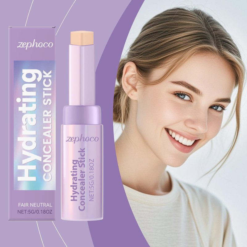 Hydrating Concealer Stick in Fair Neutral, Smooth and Long-Lasting Coverage, Enriched with Nourishing Ingredients, 0.18 oz
