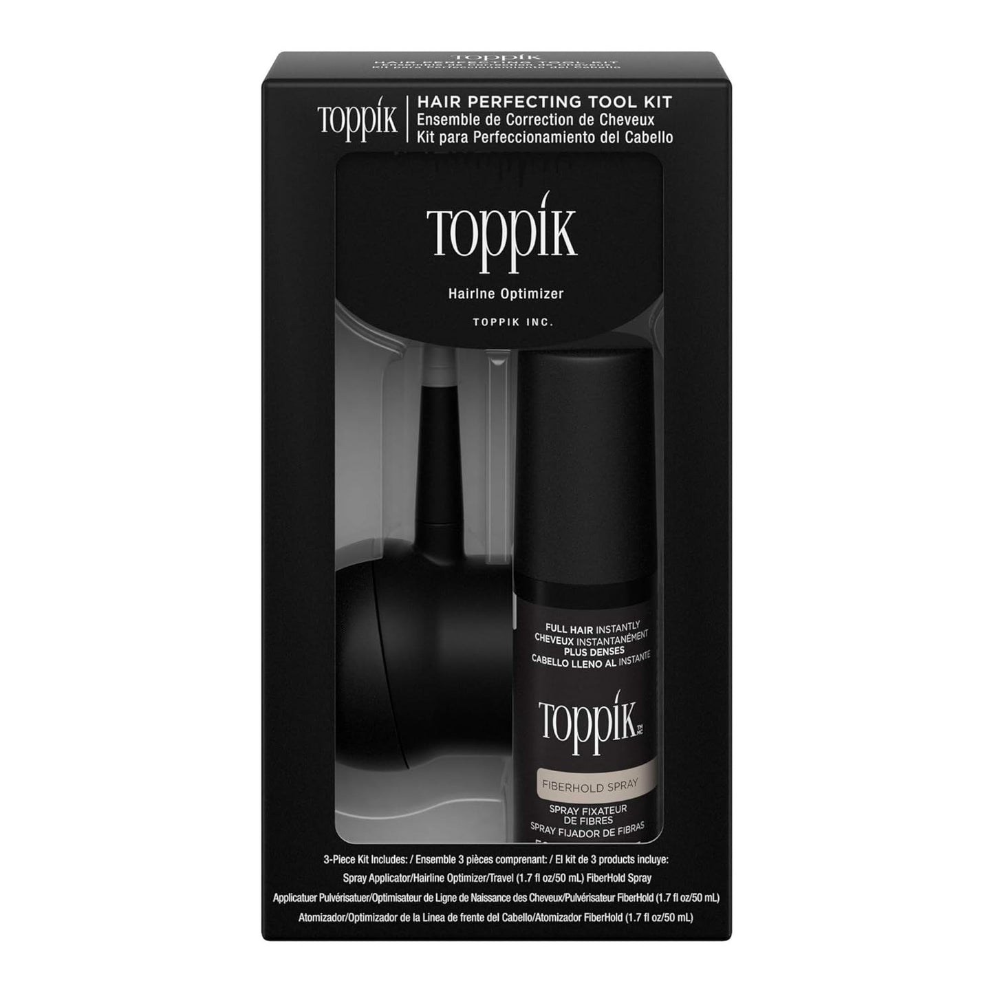 Toppik Hair Perfecting Toolkit - Achieve Fuller Hair with Essential Styling Tools