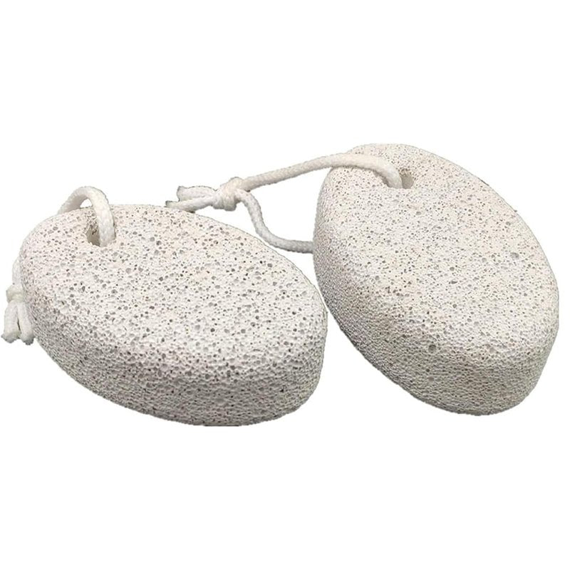 Natural Pumice Stone for Feet 2 PCS,Foot Lava Pedicure Tools Hard Skin Callus Remover for Feet and Hands - Natural Foot File Exfoliation to Remove Dead Skin