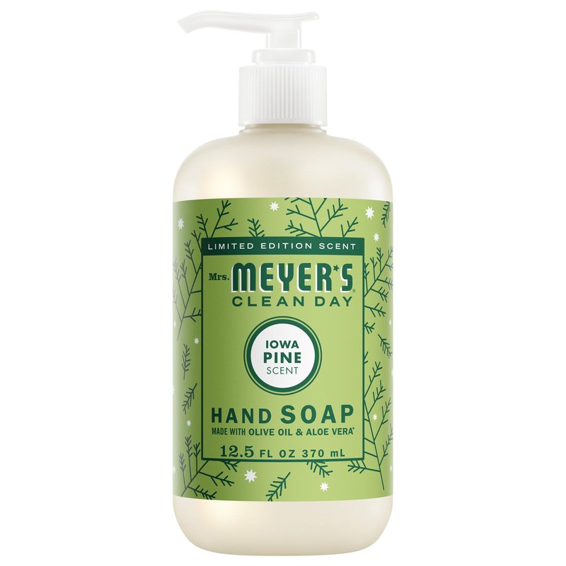 MRS. MEYER'S CLEAN DAY Hand Soap, Iowa Pine Scent, 12.5 Fl Oz Bottle