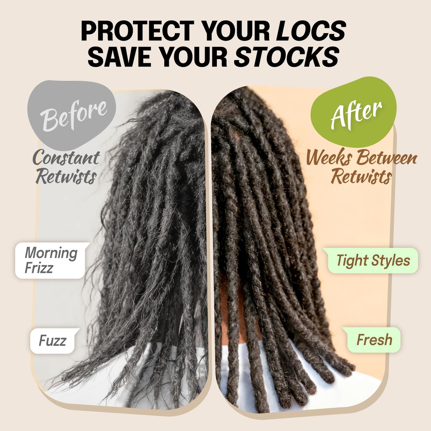 Large Satin Bonnet for Men Sleeping: Loc Cap Dreadlocks for Curly Braids Wave, Silky for Frizzy Hair Smooth, Adjustable No Slip Black