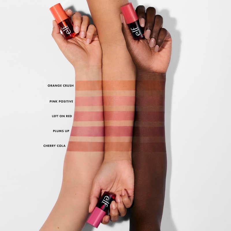 e.l.f. Sheer For It Blush Tint - Multi-Use Vegan Lip & Cheek Makeup | Long-Lasting Orange Crush Finish
