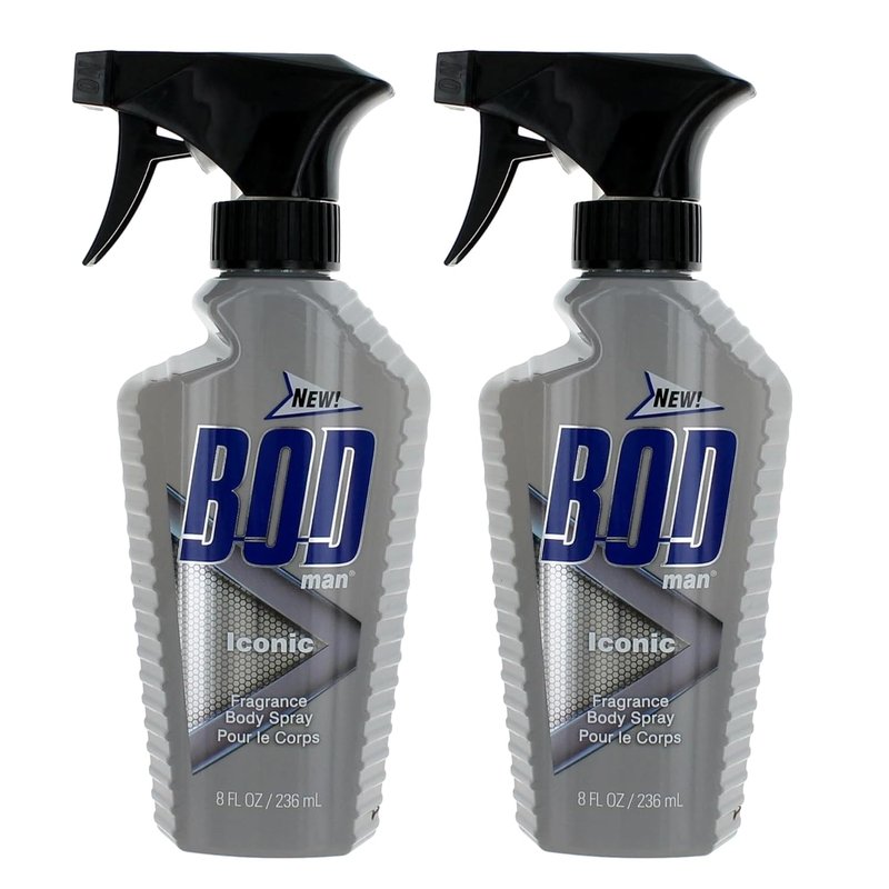 Bod Man Iconic Fragrance Body Spray for Men - 8 oz | Long-Lasting Scent