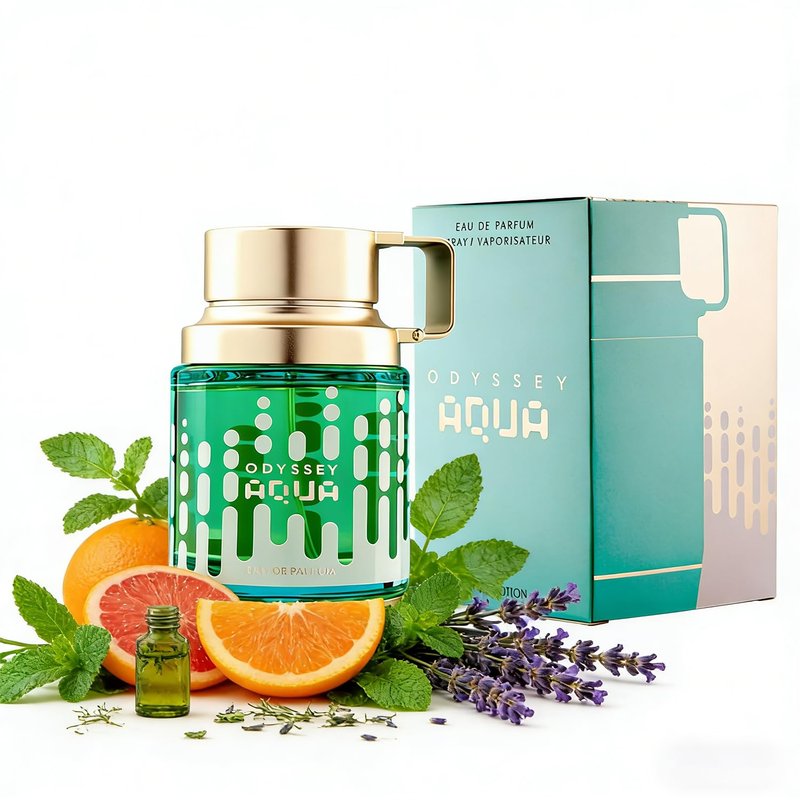 FODIEME Odyssey Aqua Edition for Men Eau de Parfum Spray, 3.4 Ounce