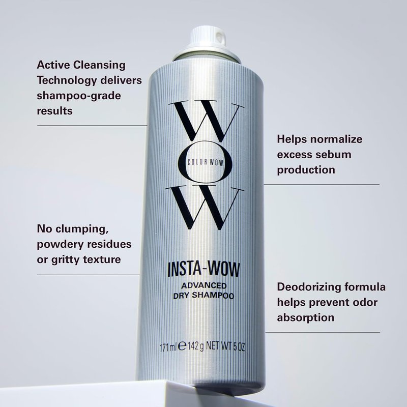 Color Wow Advanced Dry Shampoo - Oil-Breaking Formula for Shampoo-Grade Results | No Grit, No Clumping, No Residue