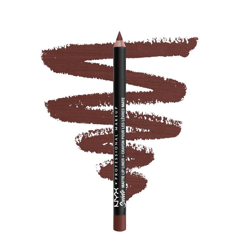 NYX PROFESSIONAL MAKEUP Matte Suede Lip Liner - Velvety-Smooth, Long-Lasting Formula | The OG Brew (Brown)