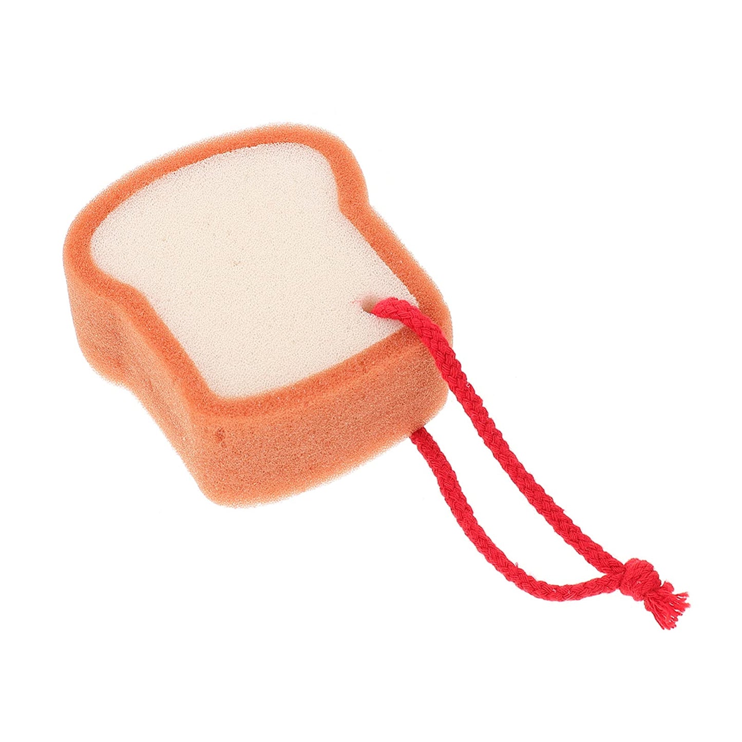 Healifty Baby Bath Brush 4.33X3.74 Inch Soft Bread Scrub Sponge Toddler Bath Sponge Gentle Shower Brush for Daily Baby Skin Care and Travel