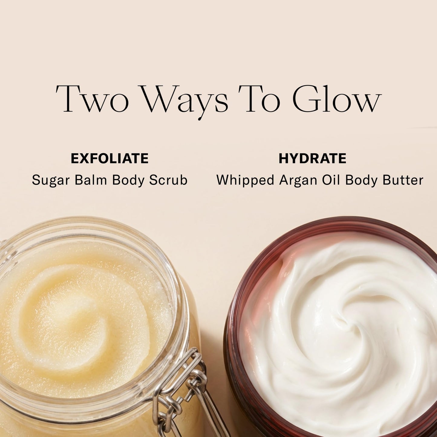 Josie Maran Argan Sugar Balm Body Scrub - Exfoliating Sugar Scrub with 100% Pure Argan Oil & Coconut Oil - Softens, Smoothes & Hydrates Dry Skin - Vegan + Cruelty Free - Baked Lemon Bliss (10 oz)