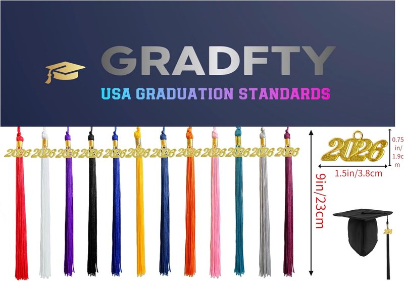 2026 Green Graduation Tassel - Perfect Accessory for Cap & Ceremony Decoration