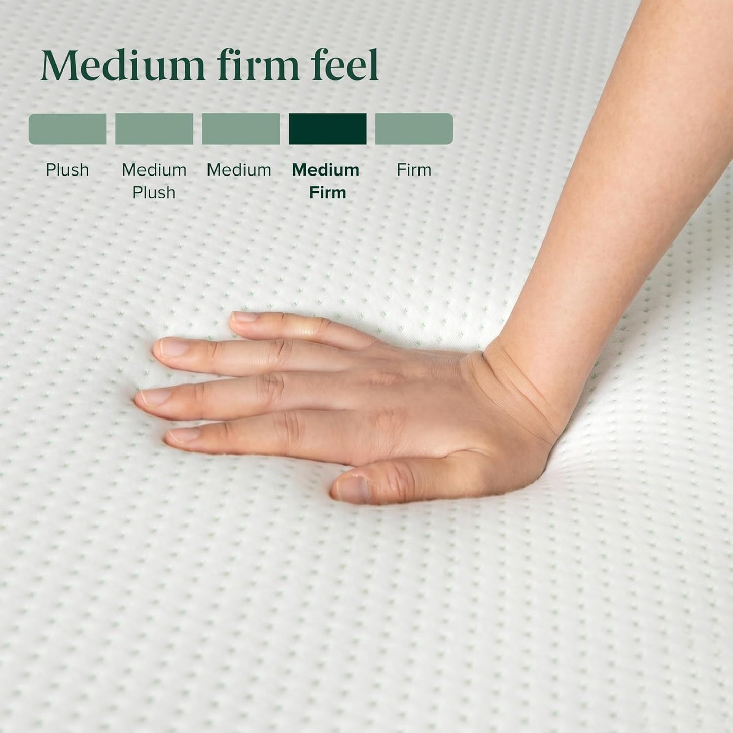 Zinus Green Tea Memory Foam Mattress - 5 Inch Twin Size | Pressure-Relieving Comfort & Medium Firm Feel
