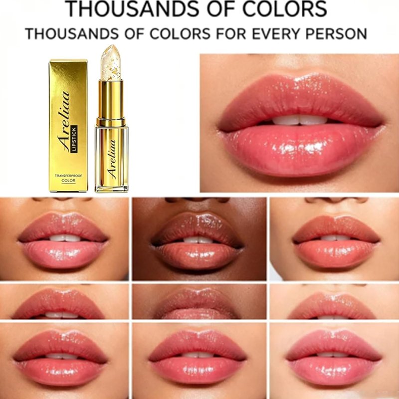 Areliaa Color Changing Lipstick for Mature Skin - Long Lasting Moisturizing Formula | Transferproof, 1Pc