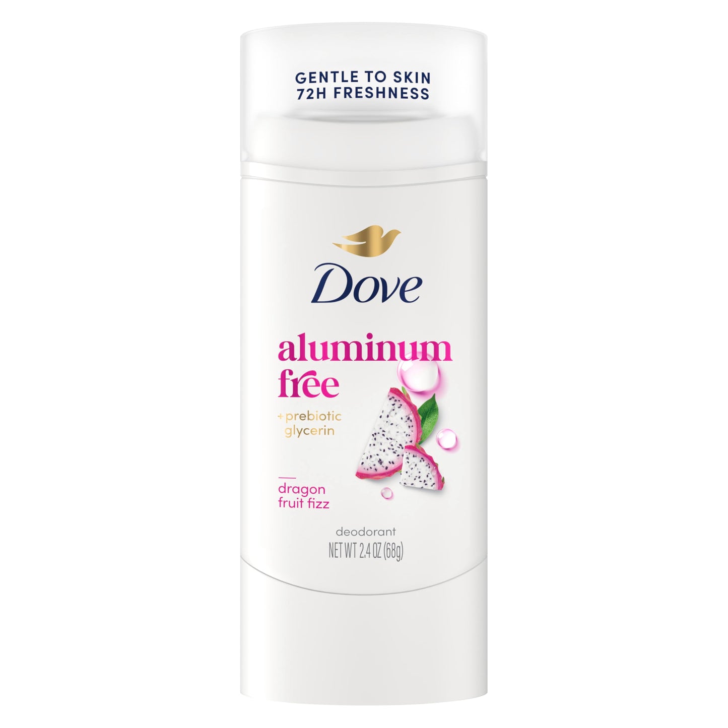 Dove Deodorant Stick Dragon Fruit Fizz for 72 Hour Odor Protection Aluminum Free 2.4 oz
