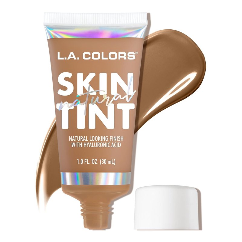 Natural Skin Tint Foundation - L.A. COLORS Toffee CLM421 | Lightweight & Flawless Finish