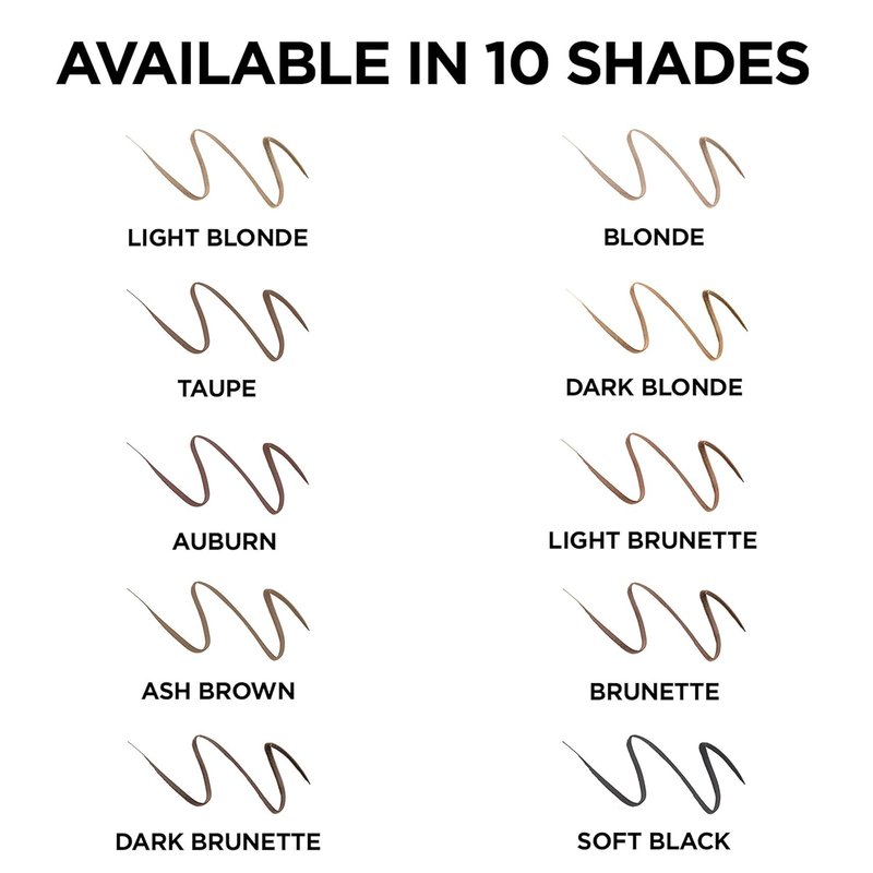 L'Oreal Paris Brow Stylist Definer - Waterproof Eyebrow Pencil for Precise Application | Brunette, 0.003 Oz (Pack of 2)