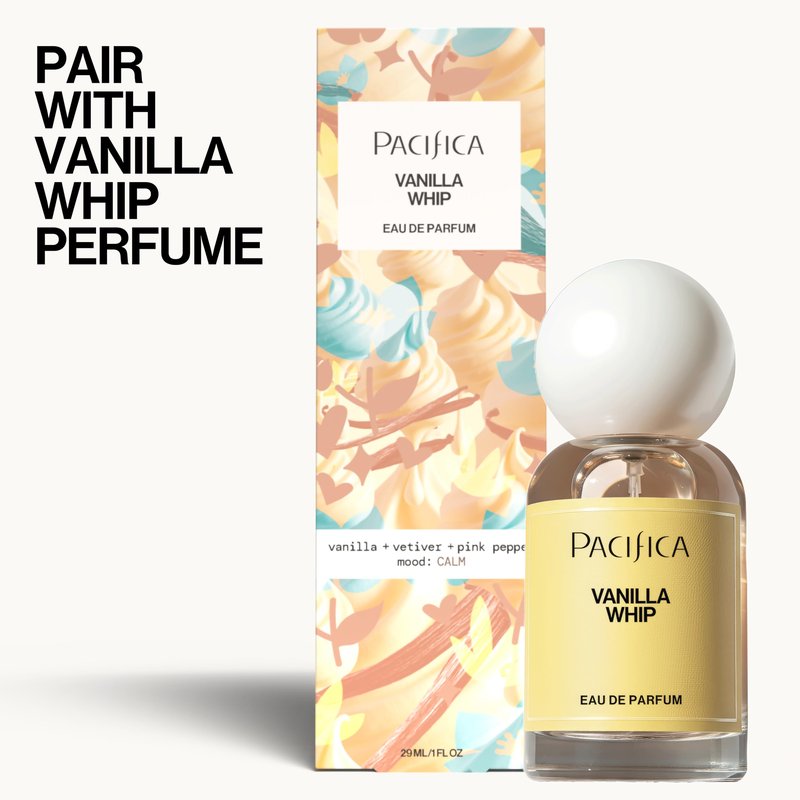 Pacifica Vanilla Whip Body Mist for Women; Sweet Gourmand Hair and Body Fragrance Spray | Warm Sugar Almond Scent, Odor Neutralizing, Skin Hydrating | Clean Botanical Mist | Vegan, Phthalate-Free 5oz