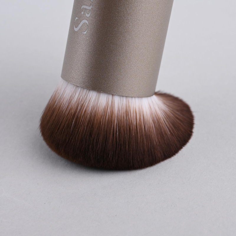 Kabuki Makeup Brush - Blender Brush for Powder, Cream, Liquid Foundation, Sunscreen, Blush Blending & Bronzer - Professional Make Up Brush - Full Face Makeup Brush - Vegan & Cruelty Free