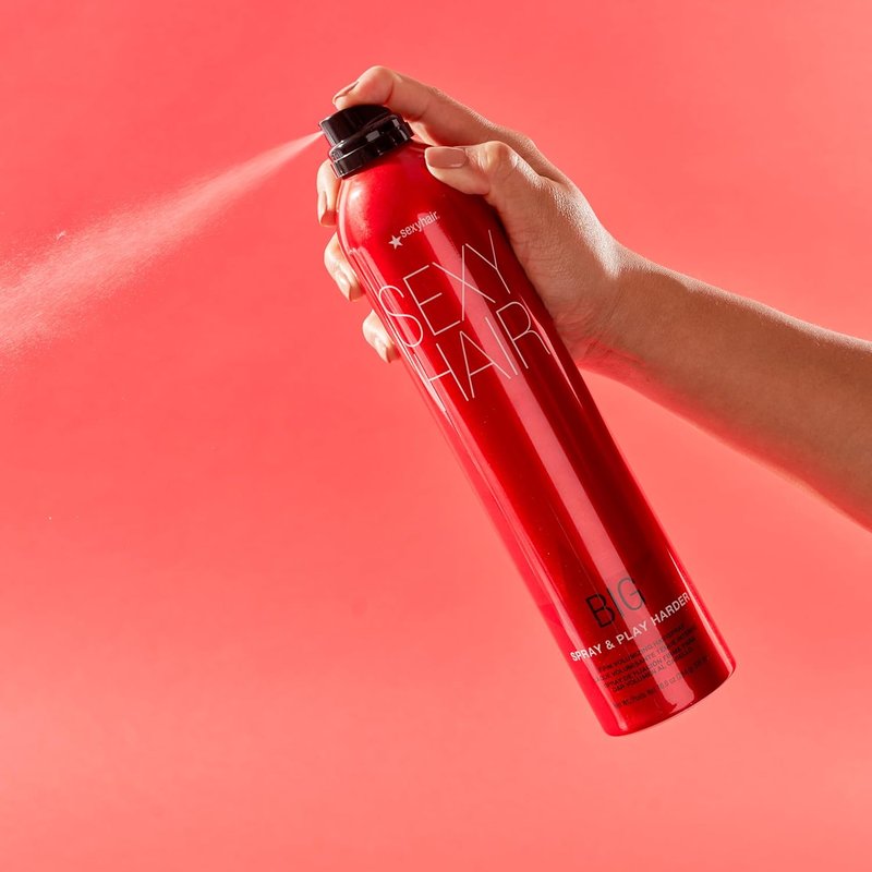 Big Spray & Play Harder Firm Volumizing Hairspray - All Day Hold & Shine | 72-Hour Humidity Resistance