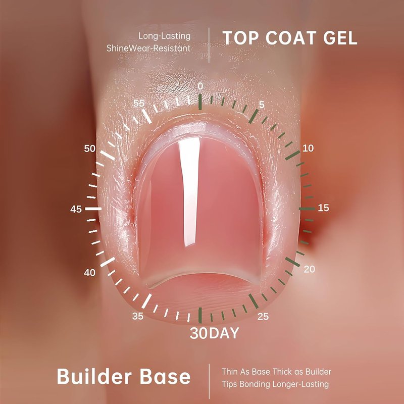 Hema Free Builder Gel by Love Easy - Hypoallergenic Base & Top Coat | Long-Lasting Adhesion (30+ Days) for Professional Nails