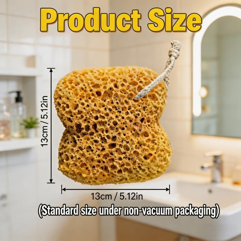 Bath Sponge, 3 Pack Foam Loofah for Women Men Kids, Curvy Body Scrubber Shower Sponge for Bathroom, Large Size