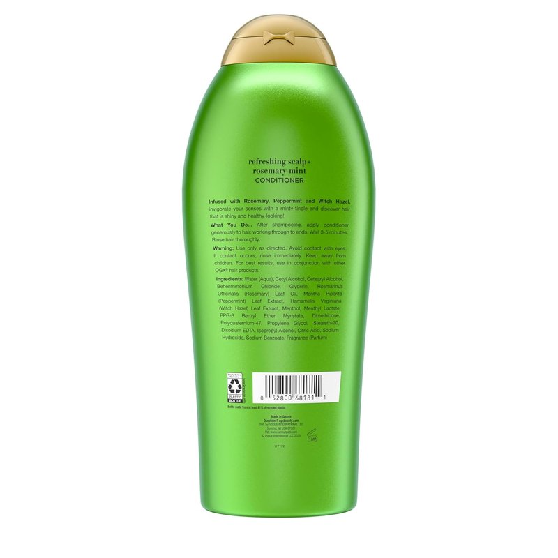 OGX Rosemary Mint Conditioner - Nourishing Scalp & Hair Care | 25.4 fl. oz
