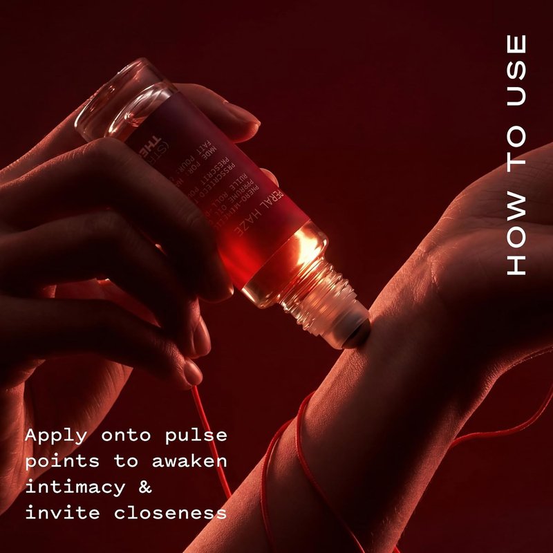 Hannah Women's Pheromone Roll-On Perfume Oil | Spicy Sweet Vanilla Amber Musk - Lasts 3 Hours